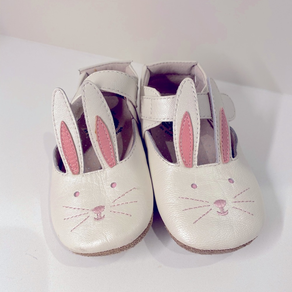 Livie & Luca Toddler Bunny Shoes, size 18-24 months. Excellent condition.